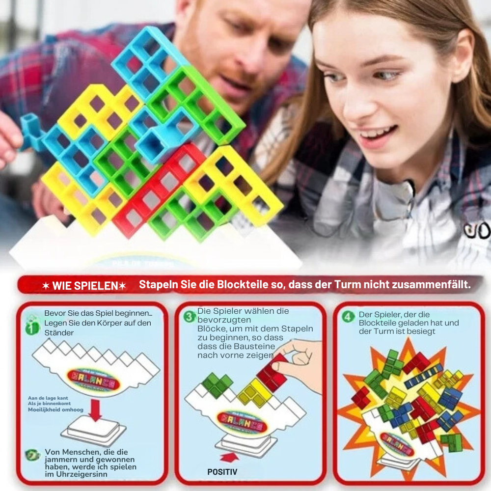 BuildUp – Das aufregende Turmbau-Spiel für Groß und Klein