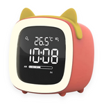 Cozy Alarm Clock with LED Night Light – Digital Display and Timer for Kids