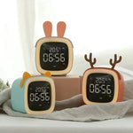 Cozy Alarm Clock with LED Night Light – Digital Display and Timer for Kids