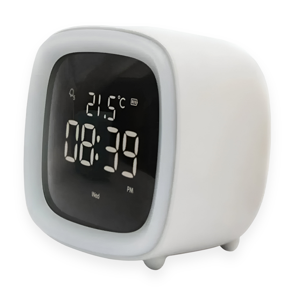 Cozy Alarm Clock with LED Night Light – Digital Display and Timer for Kids