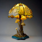 Fantasievolle Tischlampe aus Kunstglas für stimmungsvolle Akzente