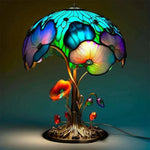 Fantasievolle Tischlampe aus Kunstglas für stimmungsvolle Akzente