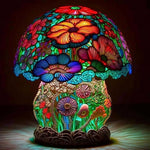 Fantasievolle Tischlampe aus Kunstglas für stimmungsvolle Akzente