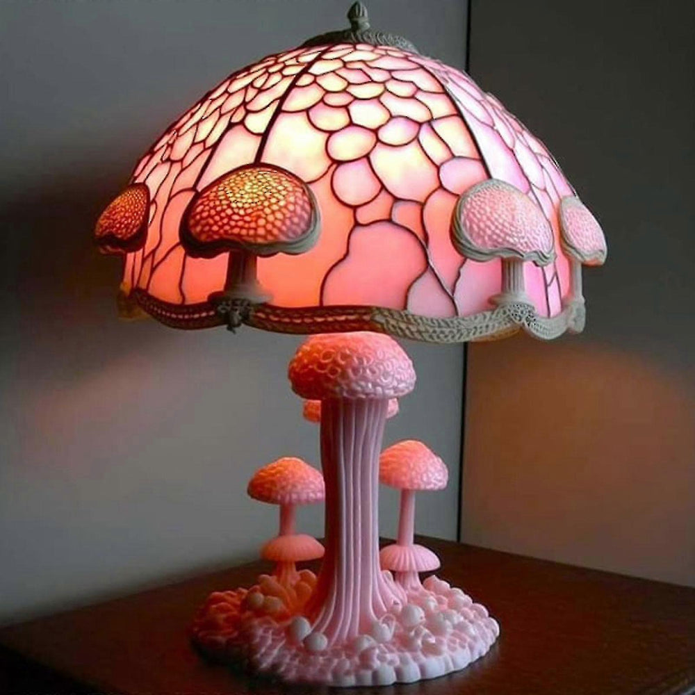 Fantasievolle Tischlampe aus Kunstglas für stimmungsvolle Akzente