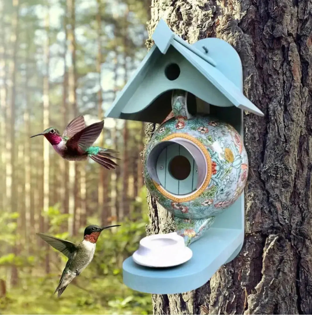 Kreative Vogelhaus-Tee-Set für Ihren Garten