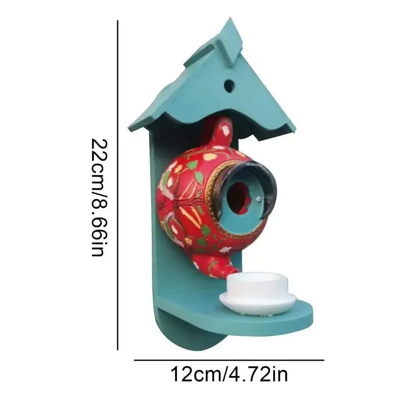 Kreative Vogelhaus-Tee-Set für Ihren Garten