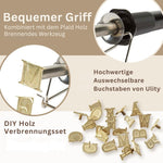 BurnCraft - Kreatives Holzbrand- und Schnitzset