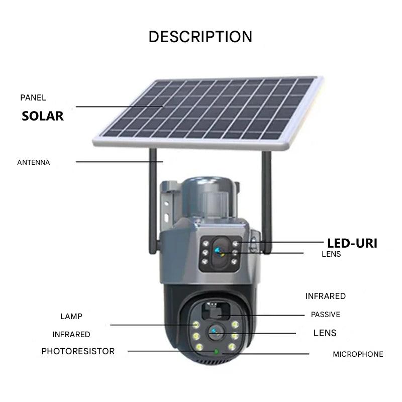 Wireless 4K Solar Powered Security Camera – SecureVision 4K