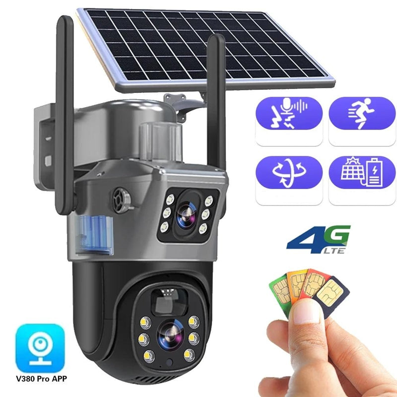 Wireless 4K Solar Powered Security Camera – SecureVision 4K