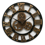 Vintage Wanduhr mit Zahnrädern – Stilvolles Design für Ihr Zuhause
