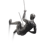 Kletterfiguren Wanddekoration – Inspirierende Wandkunst aus Resin und Eisen