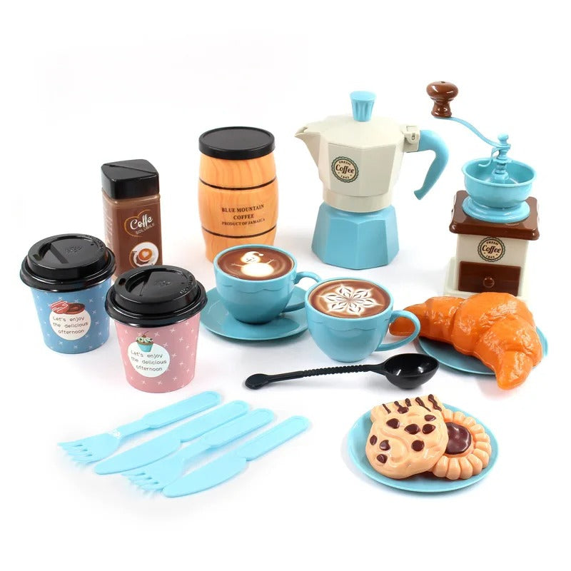 Café Set - Junges Barista- und Bäckerlebnis - Spielset für Café & Bäckerei