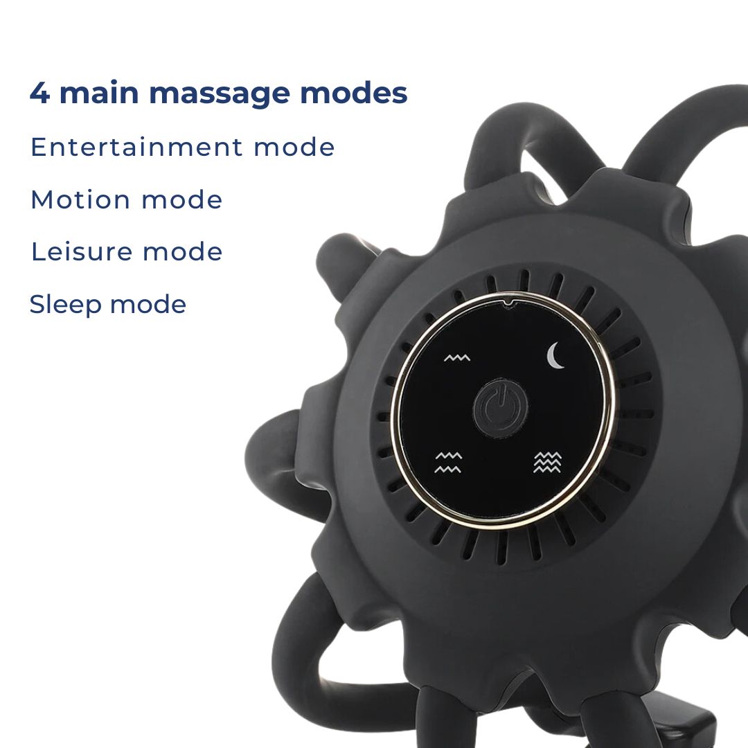 Intelligenter elektrischer Kopfmassagegerät mit 360° Vibration – Stressabbau und Schlafverbesserung