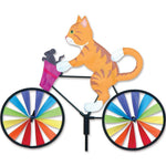 Katzenfahrrad Windspiel für den Garten