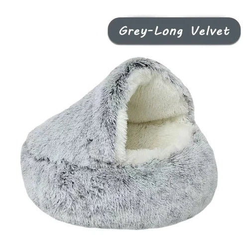 Luxuriöses Katzenplüschbett für ultimativen Komfort
