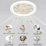 Intelligenter Deckenventilator mit LED-Beleuchtung für das Schlafzimmer