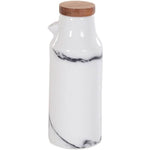 Elegant ceramic kitchen set with spice shakers and oil and vinegar dispensers