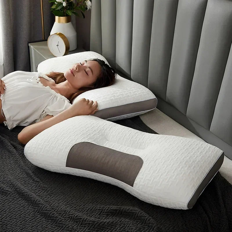 SoyaComfort Ergonomisches Kissen – Orthopädisches Nacken- und Schulterkissen mit Massagefunktion
