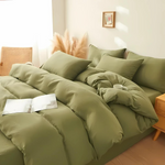 Luxurious Cotton-Polyester Bed Linen Set – Wide Range of Colours