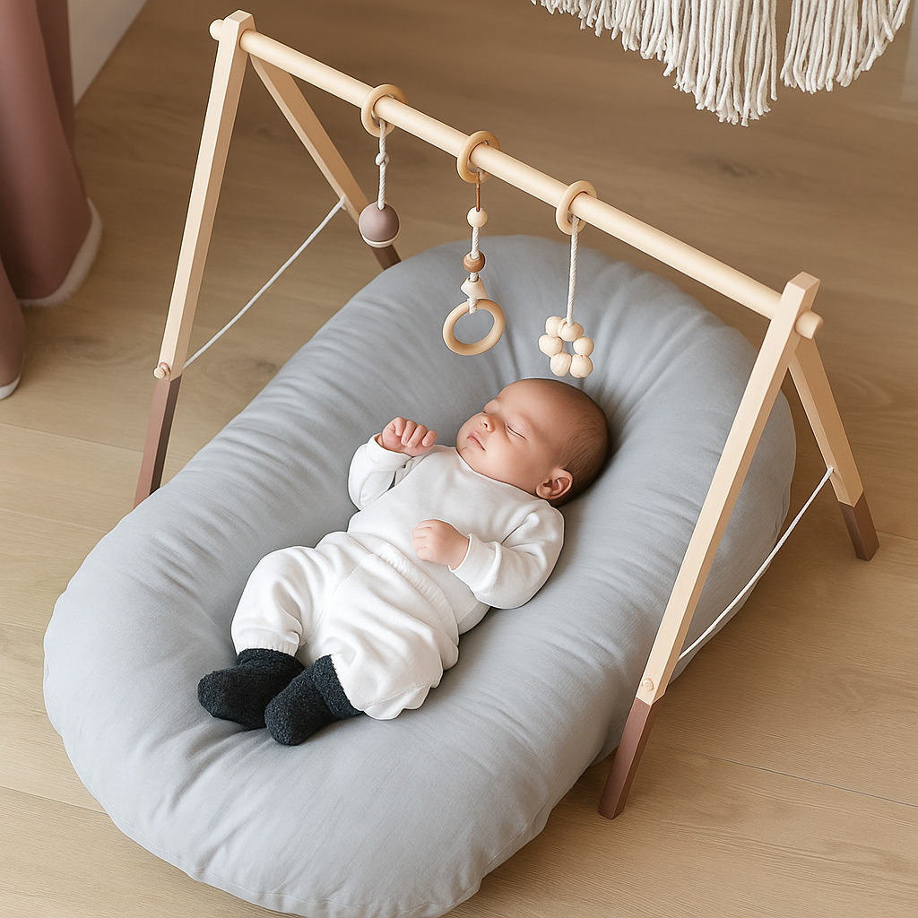 Orthopädisches Baby-Kissen – Vorbeugung gegen flachen Kopf – Gedächtnisschaum – Neugeborenen Unterstützung
