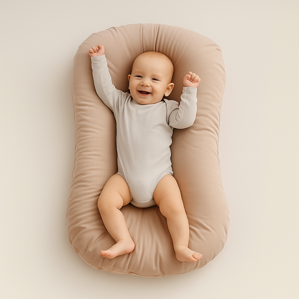 Orthopädisches Baby-Kissen – Vorbeugung gegen flachen Kopf – Gedächtnisschaum – Neugeborenen Unterstützung