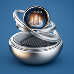 Solarbetriebener Auto-Lufterfrischer – Geruchsentferner – Stilvolles Design ohne Batterien