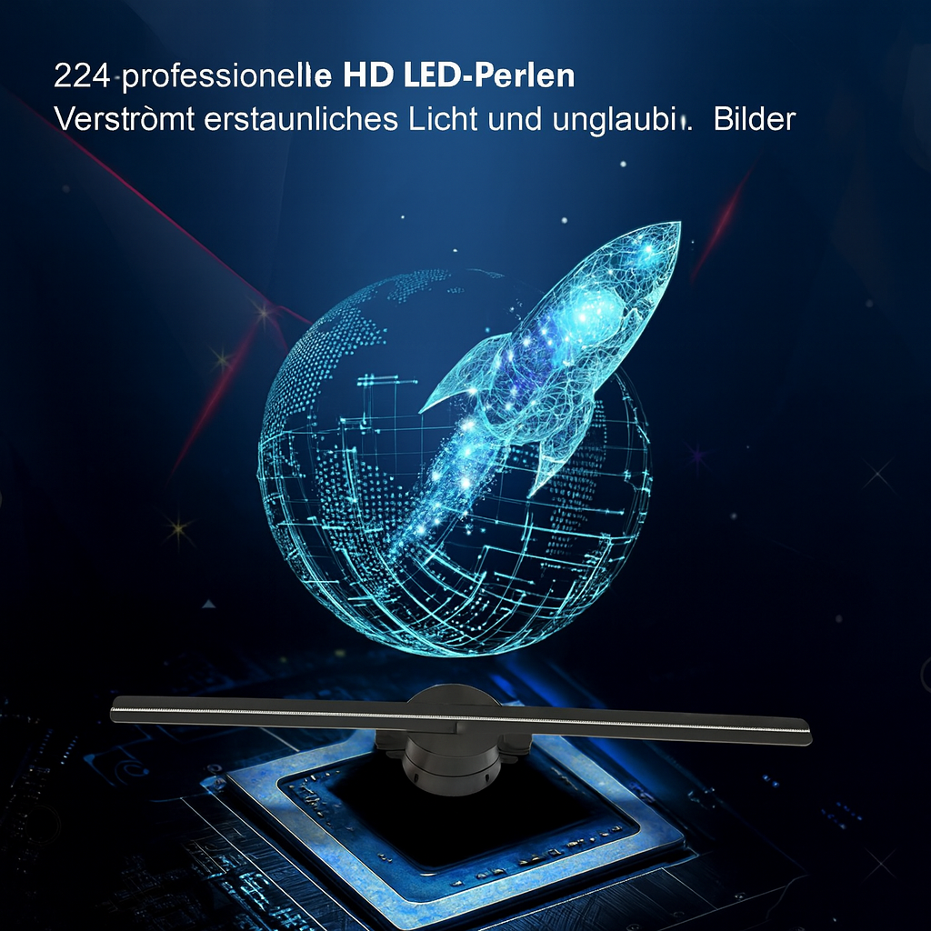 3D Holografischer LED-Projektor mit 224 Lichtquellen