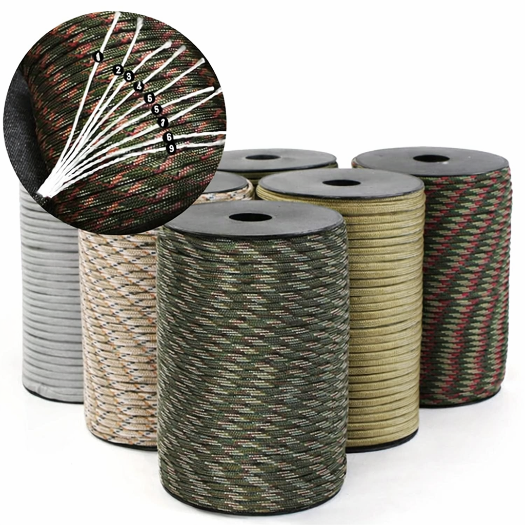 Robustes Outdoor-Seil 4 mm mit 9 Kernen - 295 kg Tragkraft