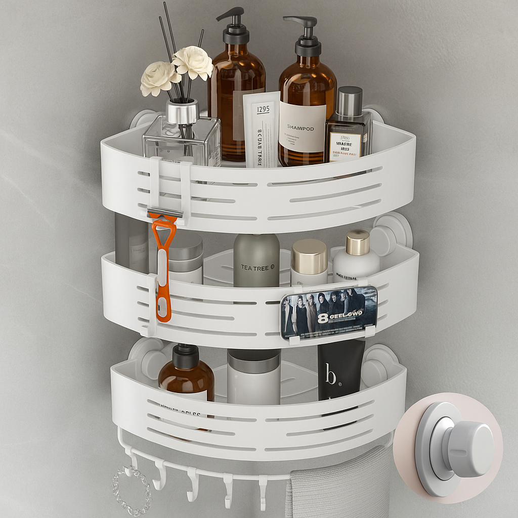 Corner Shower Caddy | Stylish and Space-Saving Solution