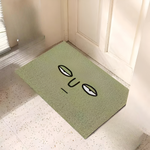 Happy Doormat – Non-Slip PVC Welcome Mat for Indoor and Outdoor Use, Water Absorbent