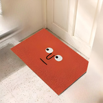 Happy Doormat – Non-Slip PVC Welcome Mat for Indoor and Outdoor Use, Water Absorbent