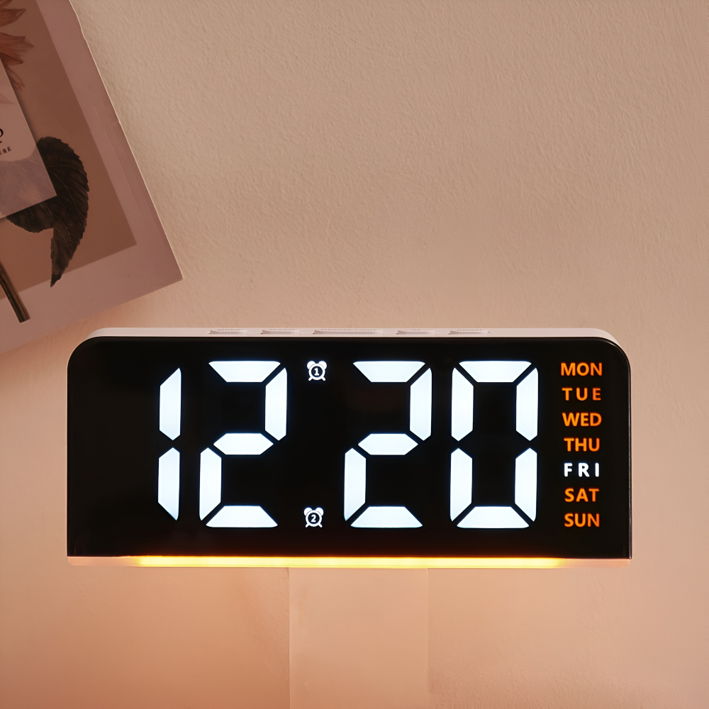 Elegant LED Alarm Clocks with Unique Design – USB-Powered for Modern Living