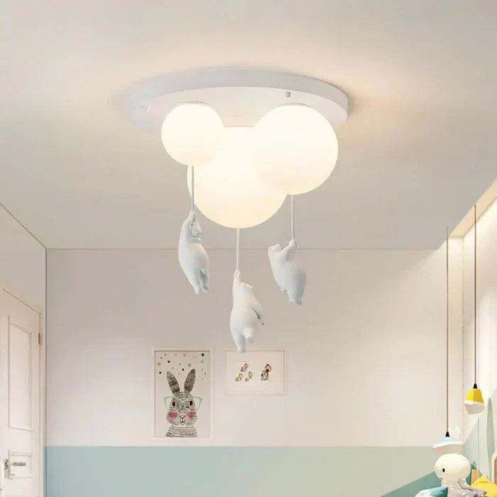Wunderschöne Deckenlampe mit Bär und Ballon - CloudBear