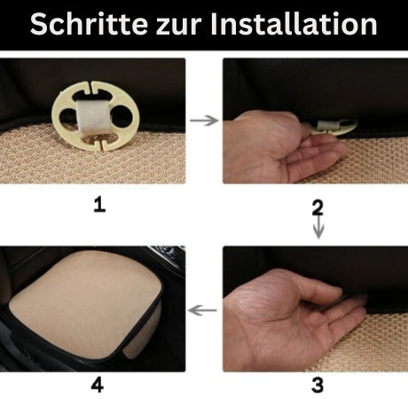 ChillGrid - Kühlendes Auto-Sitzkissen aus Eis-Seide