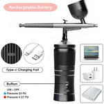 Kabelloses Mini-Airbrush-Set mit Kompressor