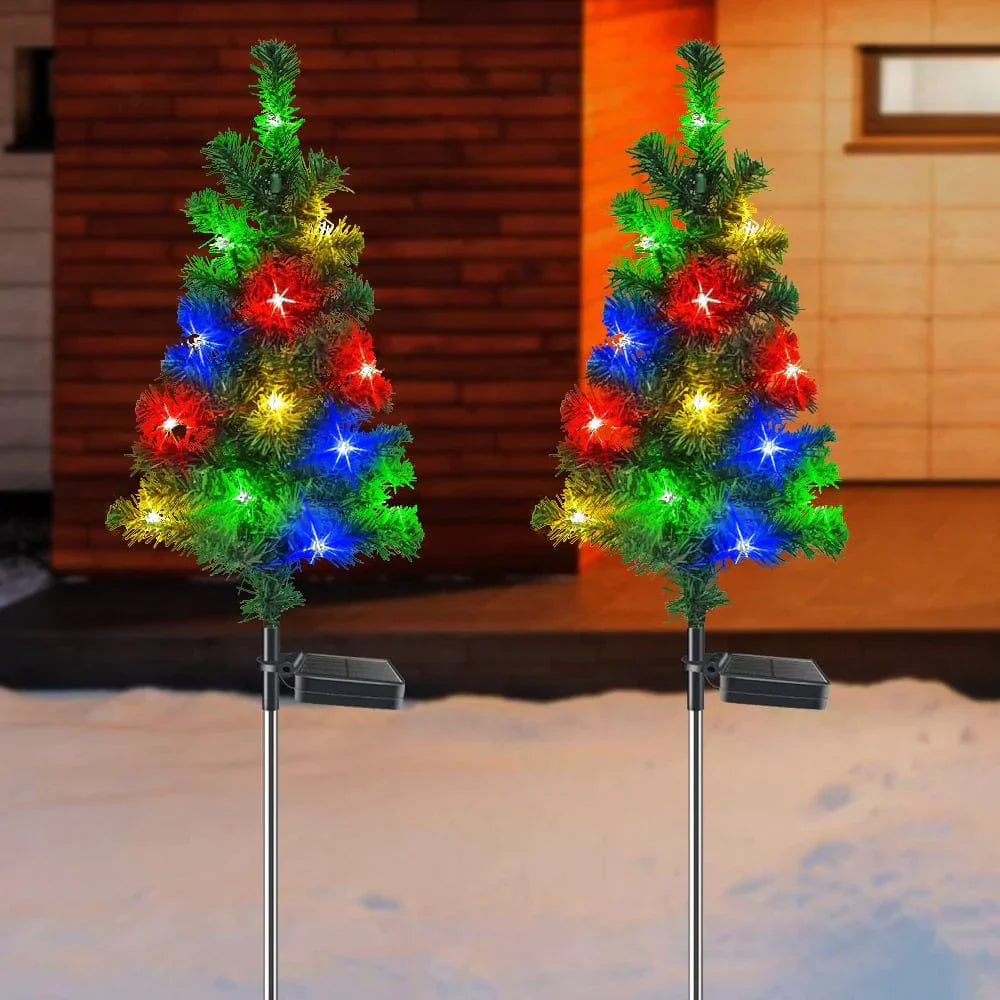 Solar-Gartenleuchte für Weihnachtsbaum