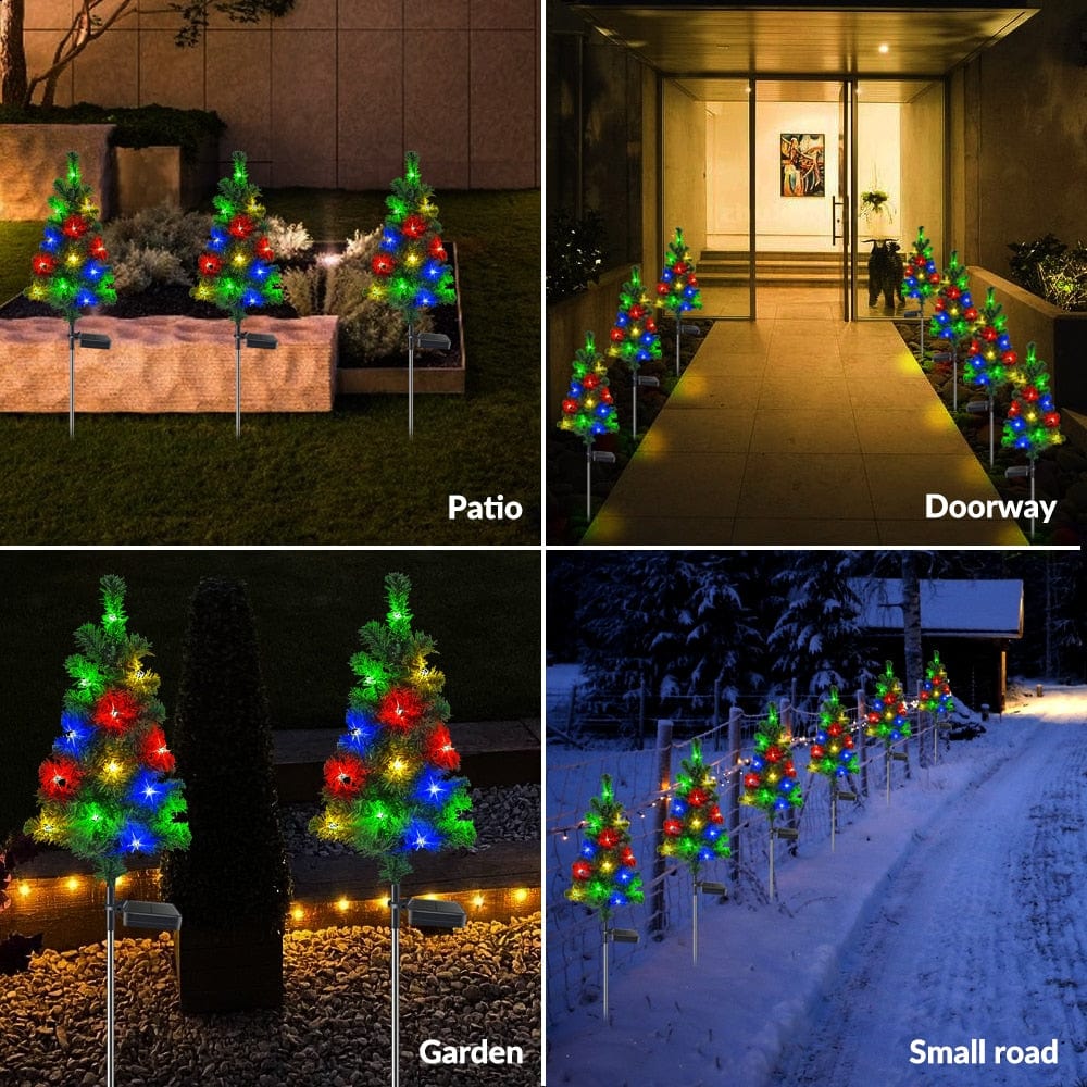 Solar-Gartenleuchte für Weihnachtsbaum