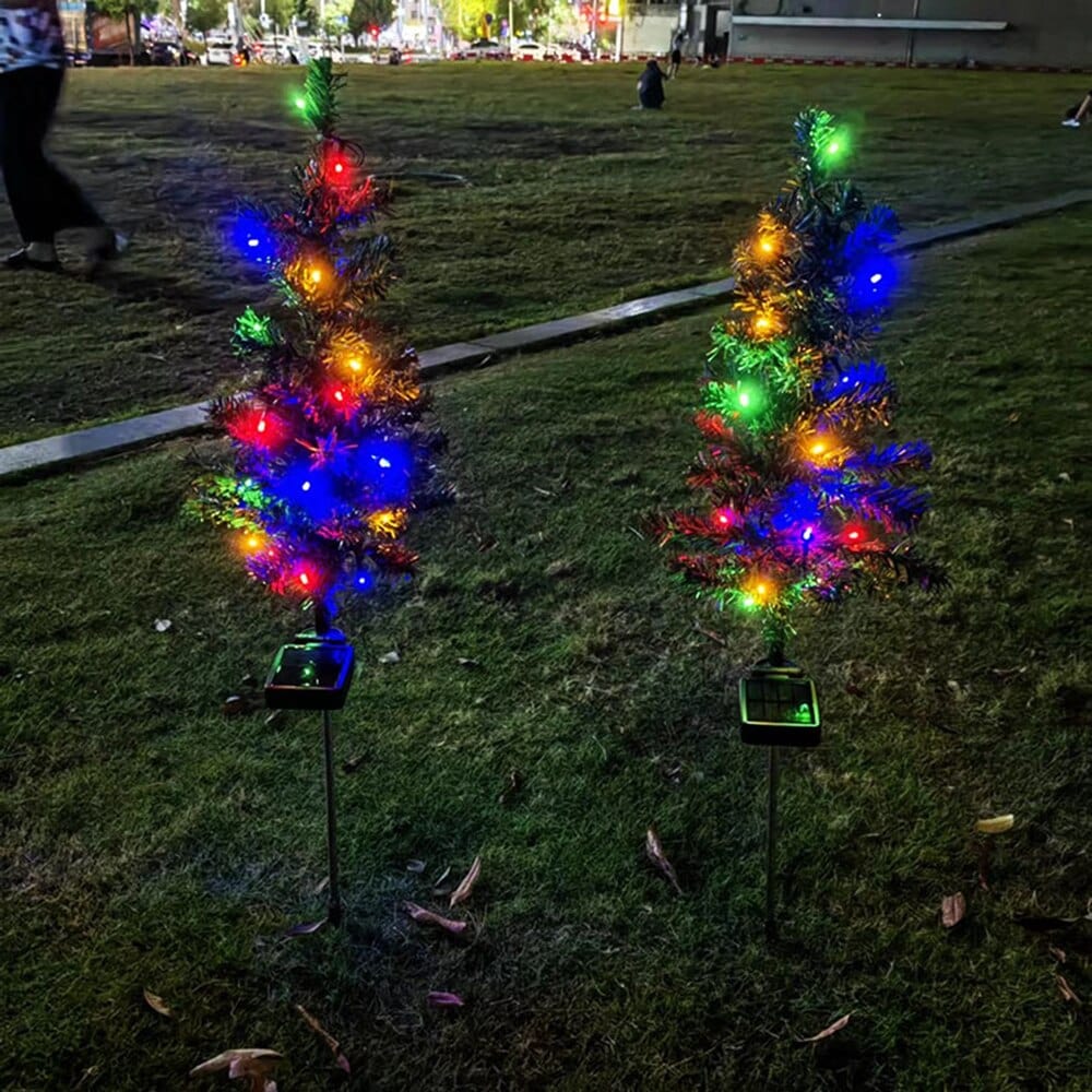 Solar-Gartenleuchte für Weihnachtsbaum
