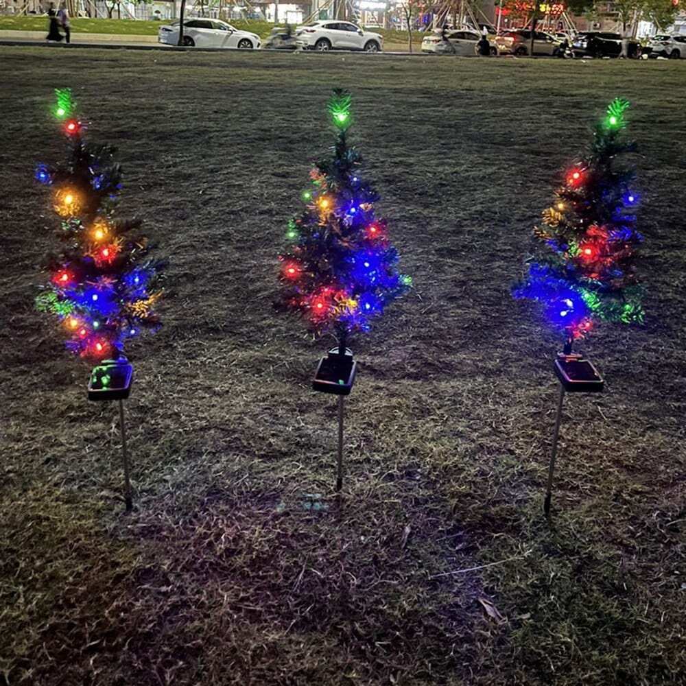 Solar-Gartenleuchte für Weihnachtsbaum
