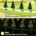 Solar-Gartenleuchte für Weihnachtsbaum