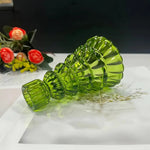 Glas Teelichthalter Set in Baumform – 3-teiliges Tischdekor