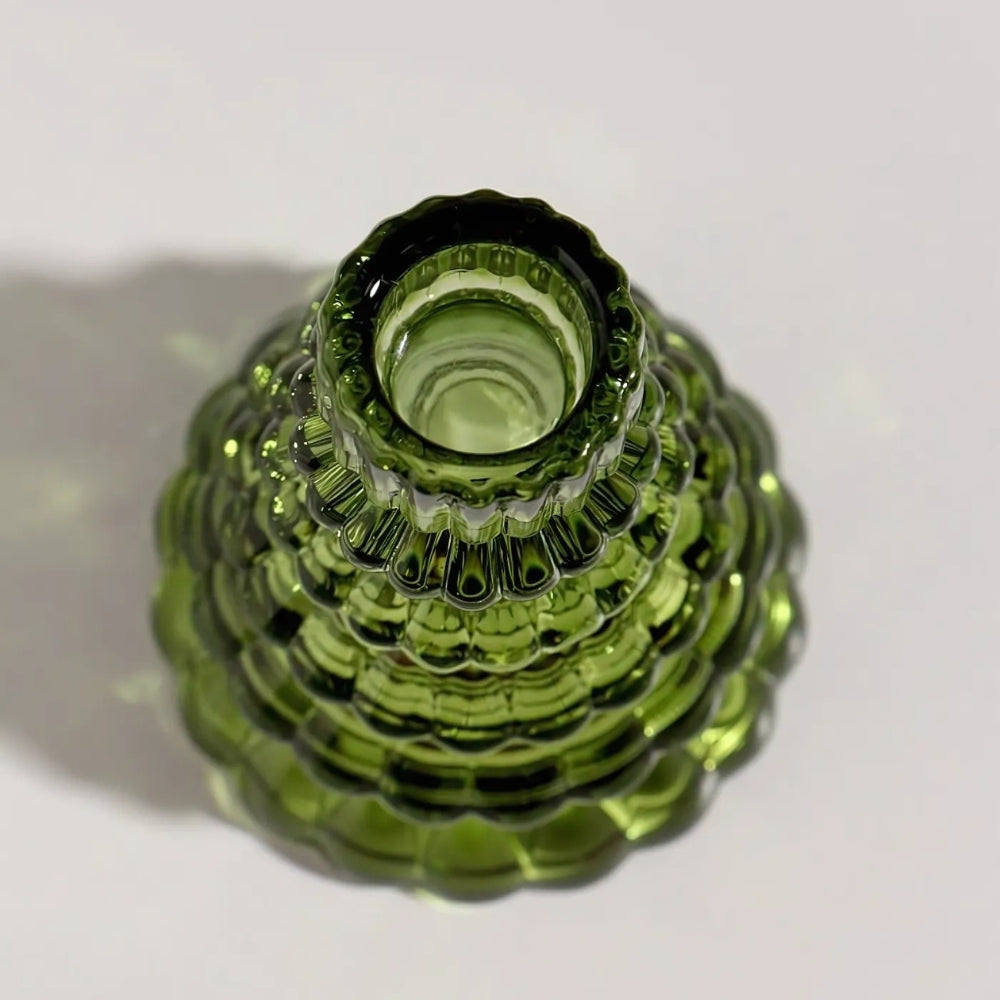 Glas Teelichthalter Set in Baumform – 3-teiliges Tischdekor