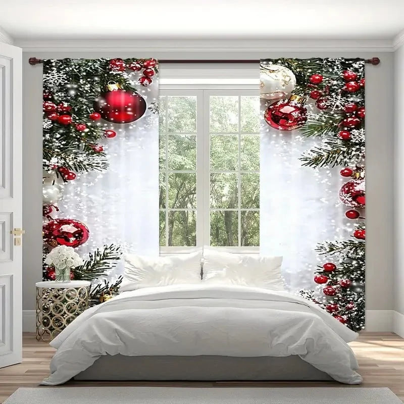 Festive curtains made of high-quality Frost linen for your home