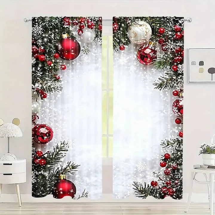Festive curtains made of high-quality Frost linen for your home