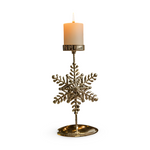 Vintage Goldener Weihnachtskerzenhalter – Atmosphärische Tischdekoration