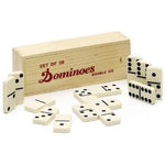 Traditionelles Domino - Doppel 6 Domino Set in Holzbox