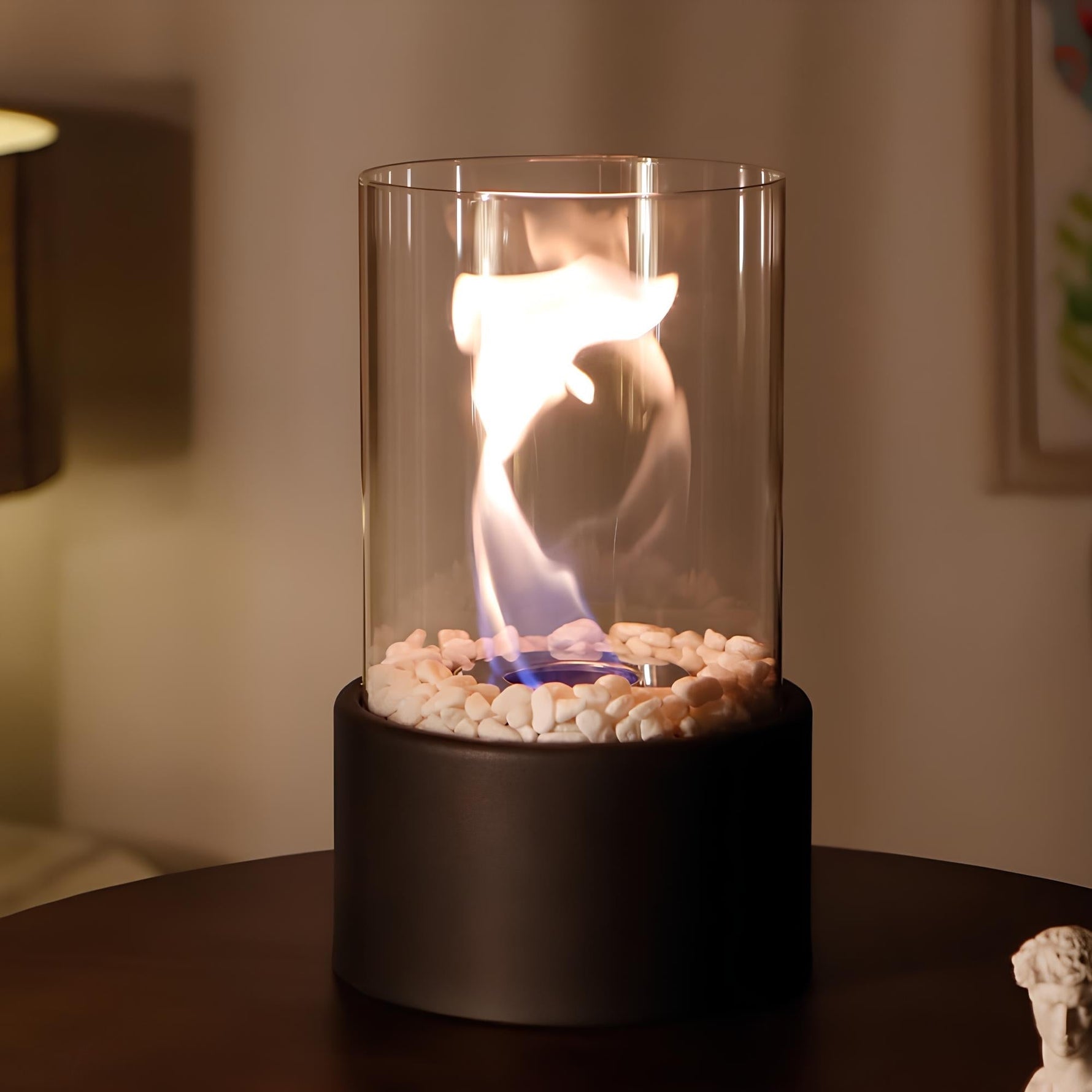 Elegante Öllampe mit Offener Flamme - Lumora