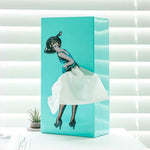 Verspielte Taschentuchbox im Rockdesign