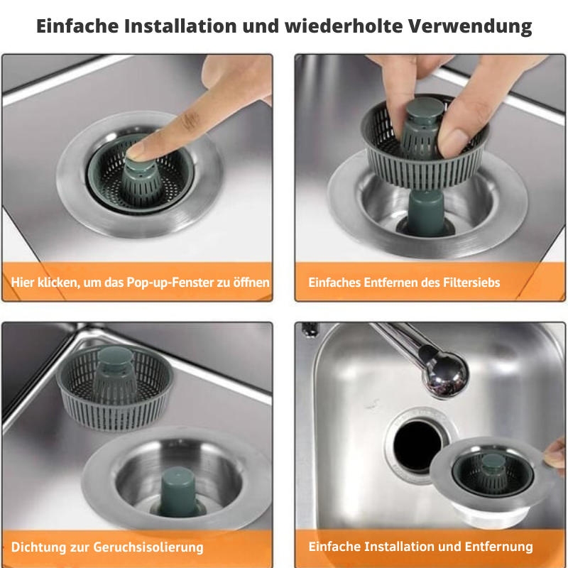 AquaGuard – Verbesserter Abflussfilter für saubere Küchen