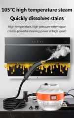 Cleenerz - Leistungsstarker 2800W Dampfreiniger für Zuhause und Auto